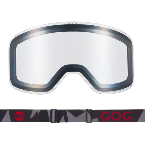 GOG Eyewear Unisex Ski- und Snowboardbrille mit UV400, magnetischer Anti-Beschlag-Spiegel-Doppellinse - Rot - Image 4