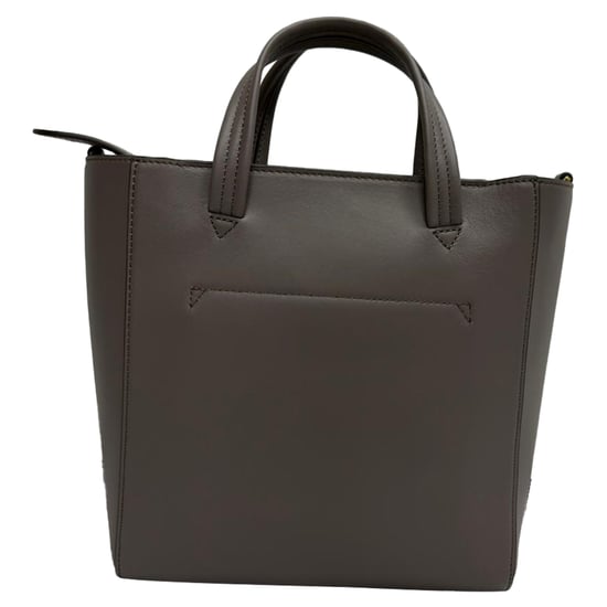 Anya Hindmarch Mini Nevis Tote Bag aus grauem Kalbsleder - Image 2