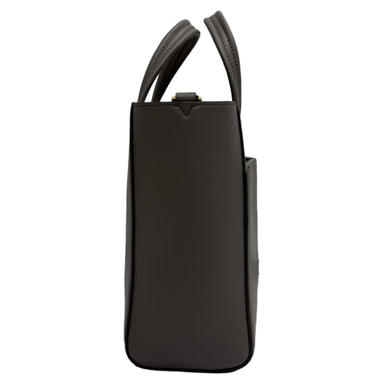 Anya Hindmarch Mini Nevis Tote Bag aus grauem Kalbsleder - Image 3