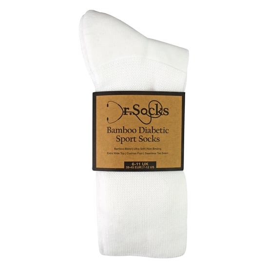 3er Pack Herren Diabetiker Sportsocken | Atemberaubende, nicht bindende Komfortsocken - Image 2