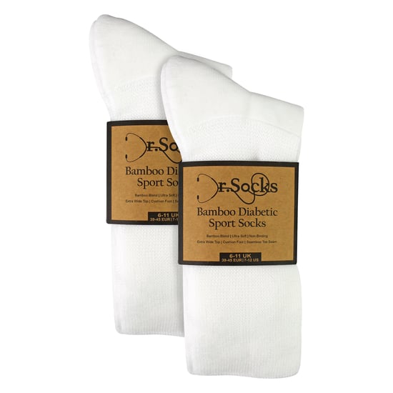 6er Pack Herren Diabetiker Sportsocken | Atmungsaktive, nicht einschnürende Komfortsocken - Image 2