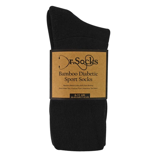3er-Pack Herren Diabetikersportstrümpfe | Atmungsaktive, nicht einschneidende Komfortsocken - Image 2