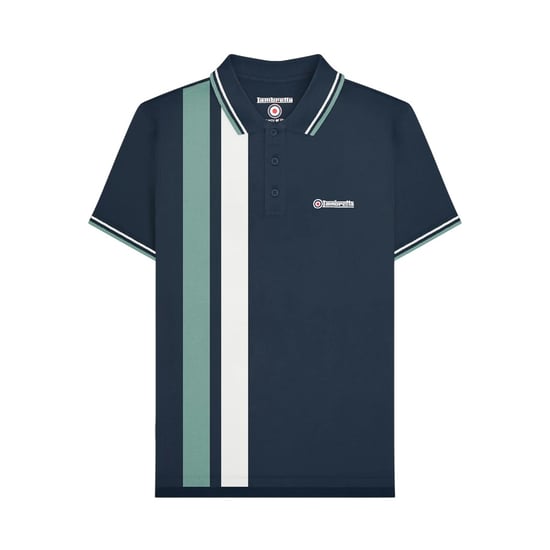 Lambretta - Poloshirt für Herren (Marine/Rauchblau) - Image 1