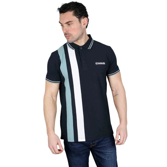 Lambretta - Poloshirt für Herren (Marine/Rauchblau) - Image 3