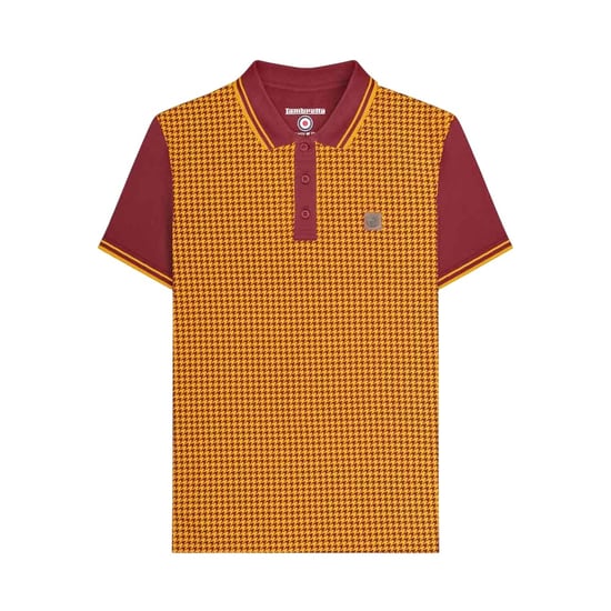 Lambretta - Poloshirt für Herren (Burgunderrot/Gold) - Image 1