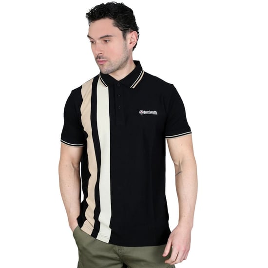 Lambretta - Poloshirt für Herren (Schwarz/Nomade) - Image 3