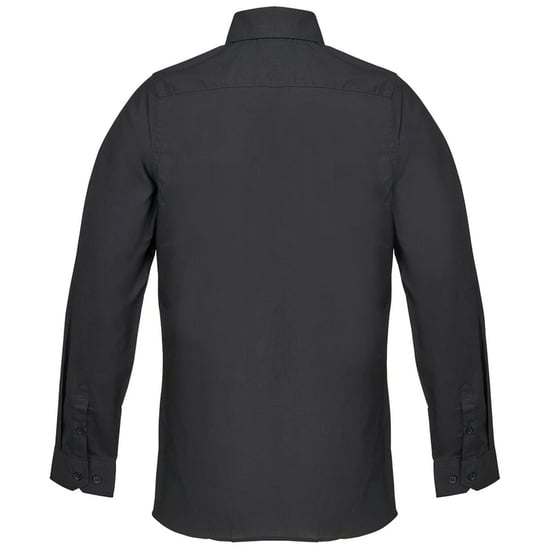 SOLS - "Bailey" Hemd für Herren/Damen Unisex, Popelin, Langärmlig (Schwarz) - Image 2