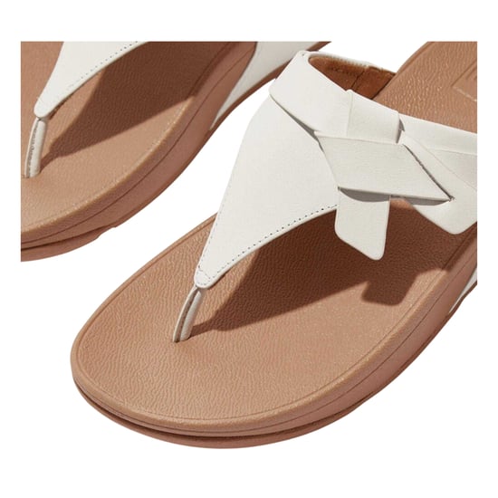 Fit Flop - "Lulu" Verknotet Sandalen für Damen, Leder (Weiß) - Image 4