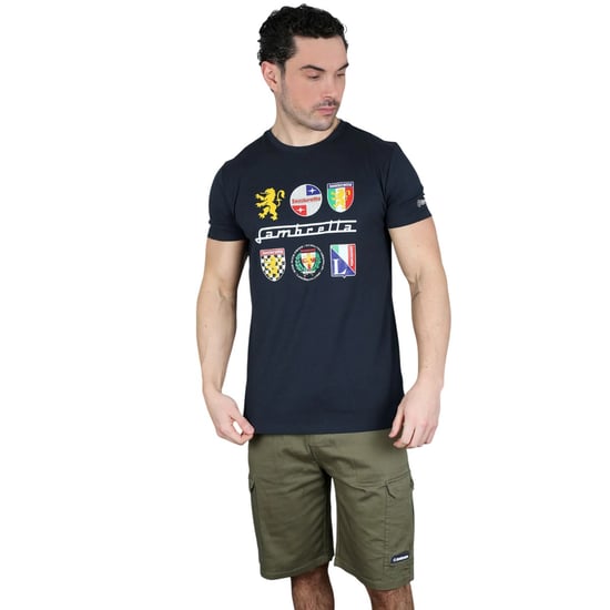 Lambretta - "Heritage SS26" T-Shirt für Herren (Marine) - Image 3
