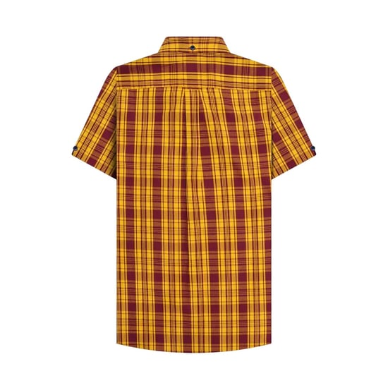 Lambretta - Hemd für Herren/Damen Unisex (Burgunderrot/Gold) - Image 2