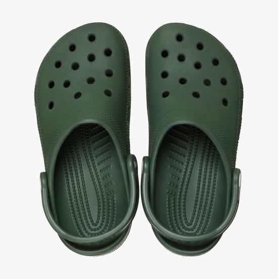Crocs Classic Unisex Erwachsene Clogs Sandalen Feldgrün - Image 2