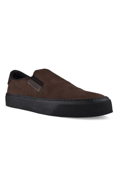 Moncler Slip On Monclub Sneakers Braun - Image 2