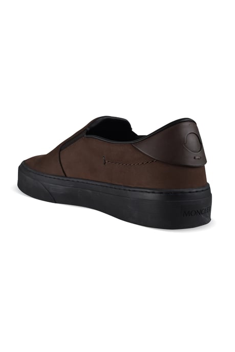 Moncler Slip On Monclub Sneakers Braun - Image 3