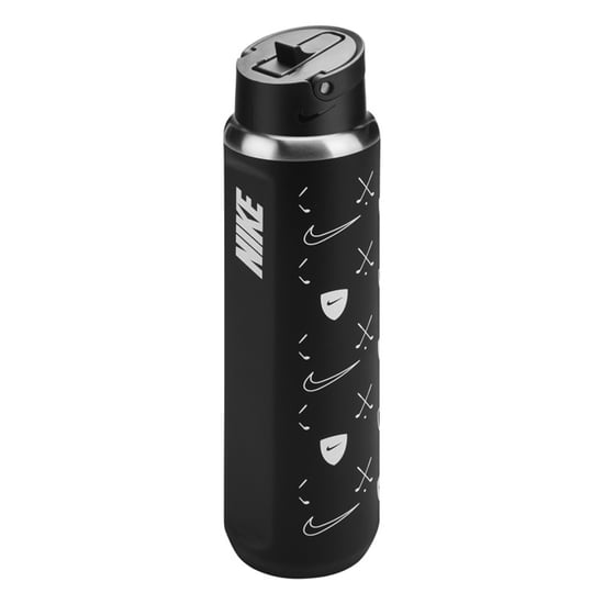 Nike - "SS Recharge" Flasche, Logo, 710ml (Schwarz) - Image 2