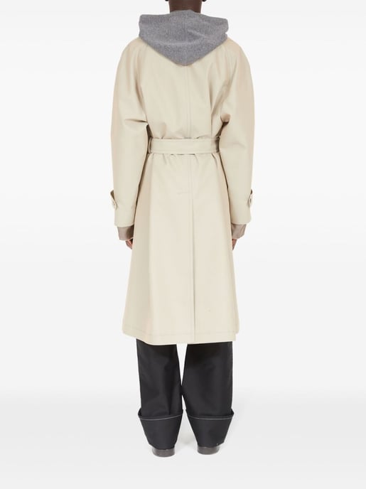 Kohlefarbener Baumwoll-Mix-Trenchcoat - Image 4