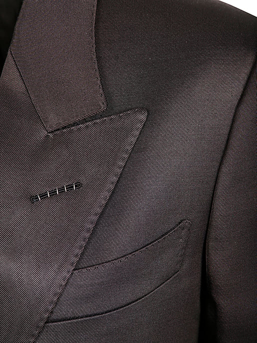 Seiden- und Woll-Twill Doppelreiherjacke - Image 3