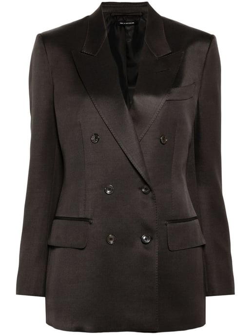 Seiden- und Woll-Twill Doppelreiherjacke - Image 4