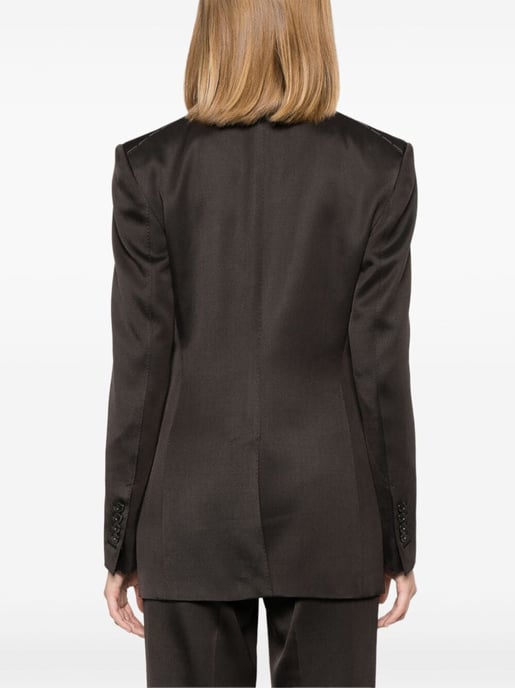 Seiden- und Woll-Twill Doppelreiherjacke - Image 5