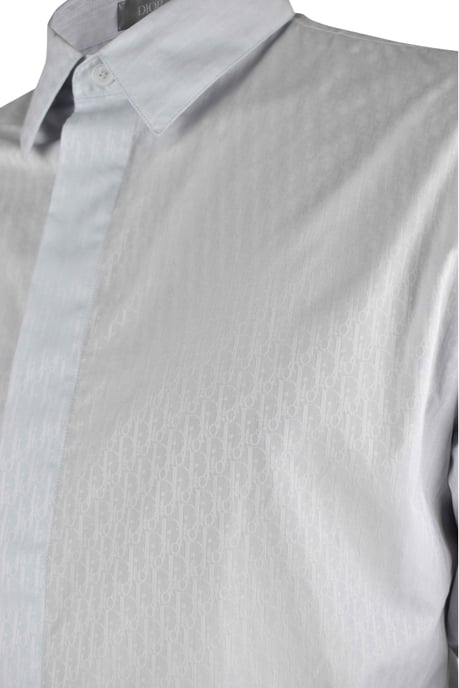 Dior Oblique Shirt Blau - Image 3