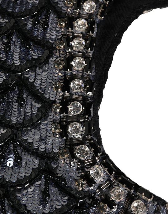 Dolce & Gabbana Verziertes Scalloped Balaclava-Haube - Image 4