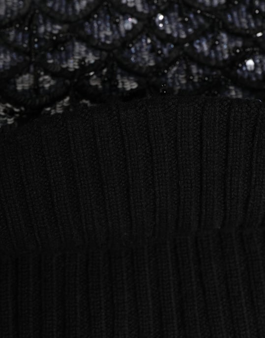 Dolce & Gabbana Verziertes Scalloped Balaclava-Haube - Image 6
