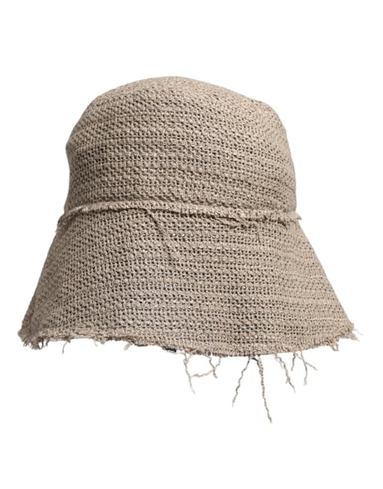 Leinen Bucket Hat mit abgenutztem Detail - Image 2