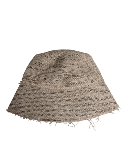Leinen Bucket Hat mit abgenutztem Detail - Image 4