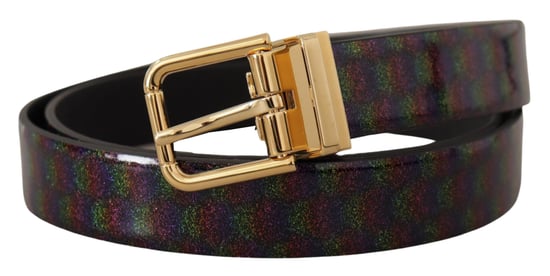 Regenbogen Glitzer Lackleder Gürtel - Image 2
