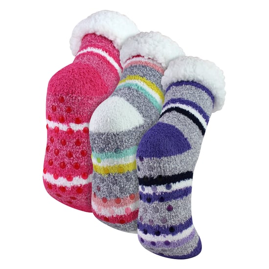3 Paar Damen Weiche Flauschige Lounge-Socken | Warme Gemütliche Haussocken - Image 1