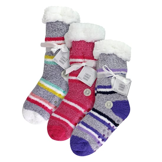 3 Paar Damen Weiche Flauschige Lounge-Socken | Warme Gemütliche Haussocken - Image 2