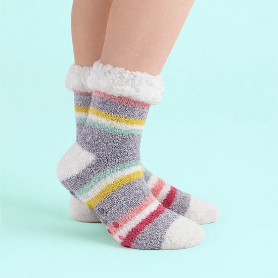 3 Paar Damen Weiche Flauschige Lounge-Socken | Warme Gemütliche Haussocken - Image 4