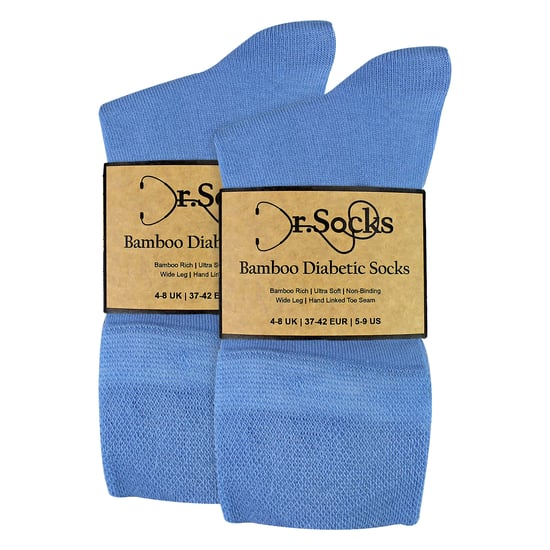 8 Paar Damen Bambus Diabetikersocken | Weiche, nicht einengende Komfortsocken - Image 2