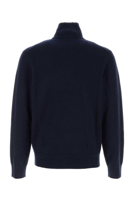 Dunkelblauer Stretch-Kaschmirmix-Pullover - Image 2