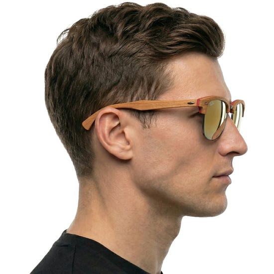 Herren Sonnenbrille Clubmaster Wood RB3016 - Image 6