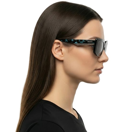 Damen Rechteckige Acetat-Sonnenbrille LJ791S - Image 6