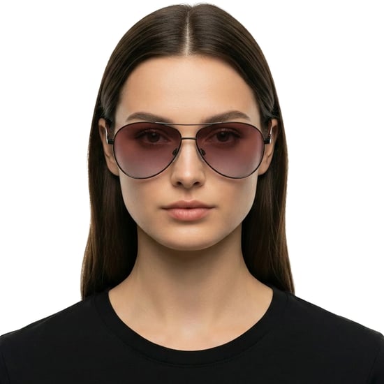 Damen Metall Pilot Stil Sonnenbrille DK304S - Image 3