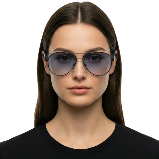 Damen Metall Pilot Stil Sonnenbrille DK304S - Image 3