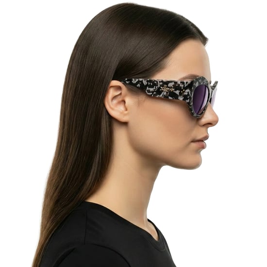Damen Katzenaugen Acetat Sonnenbrille LJ786S - Image 6