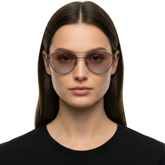 Damen Metall Pilotenstil Sonnenbrille DK302S - Image 3