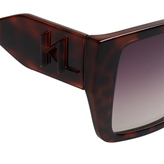 Damen rechteckige Sonnenbrille aus recyceltem Kunststoff KL6098S N - Image 4