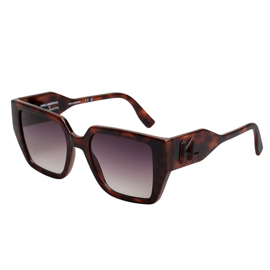 Damen rechteckige Sonnenbrille aus recyceltem Kunststoff KL6098S N - Image 5