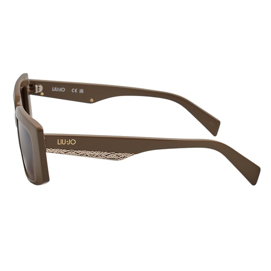 Damen Rechteckige Acetat Sonnenbrille LJ791S - Image 2