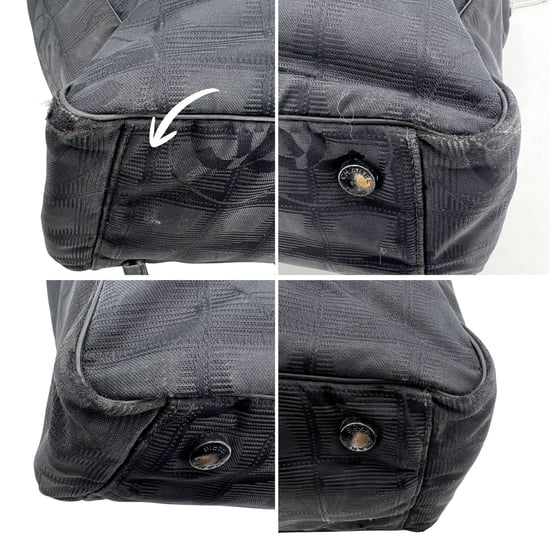Chanel Stofftasche Classic CC Shopping - Image 4