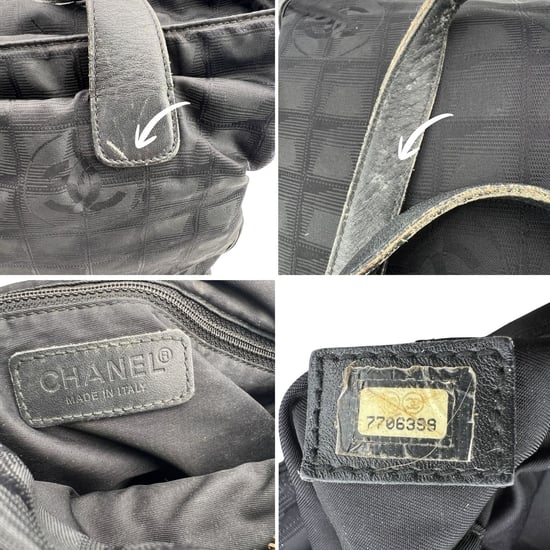 Chanel Stofftasche Classic CC Shopping - Image 6