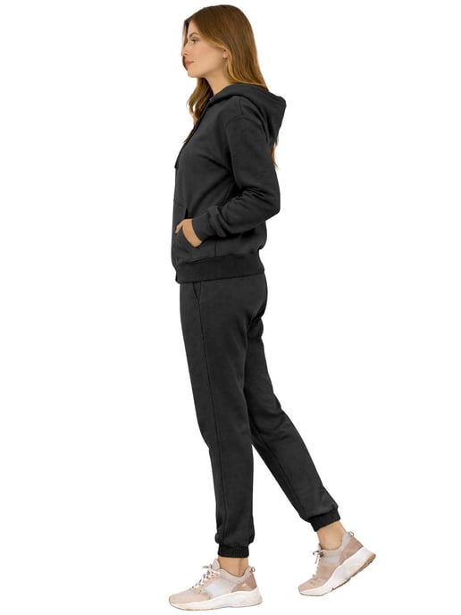 Kruze | Damen Zip-Up Hoodie Trainingsanzug Set - Image 3