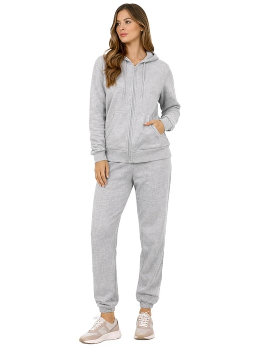 Kruze | Damen Zip-Up Hoodie Trainingsanzug Set - Image 2