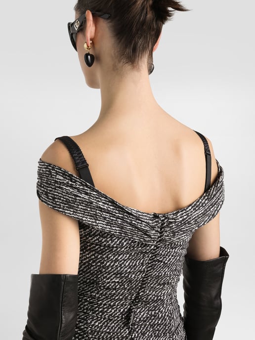 Drapiertes Druckkleid aus Seidenmischung - Image 5