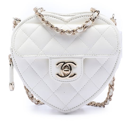 Gebrauchte Mini-Lammleder Cc In Love Heart Umhängetasche - Image 1