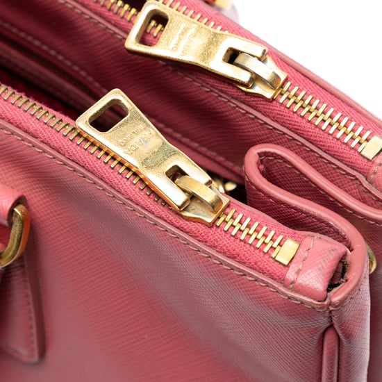 Gebrauchte Mittlere Saffiano Lux Galleria Double Zip Handtasche - Image 6
