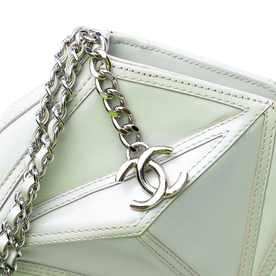 Gebrauchte perlenbesetzte Lammleder Handgelenk-Clutch in Mitternachtsblau - Image 6